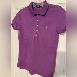 Ralph Lauren Polo shirt short sleeve Purple, Medium- good conditi…